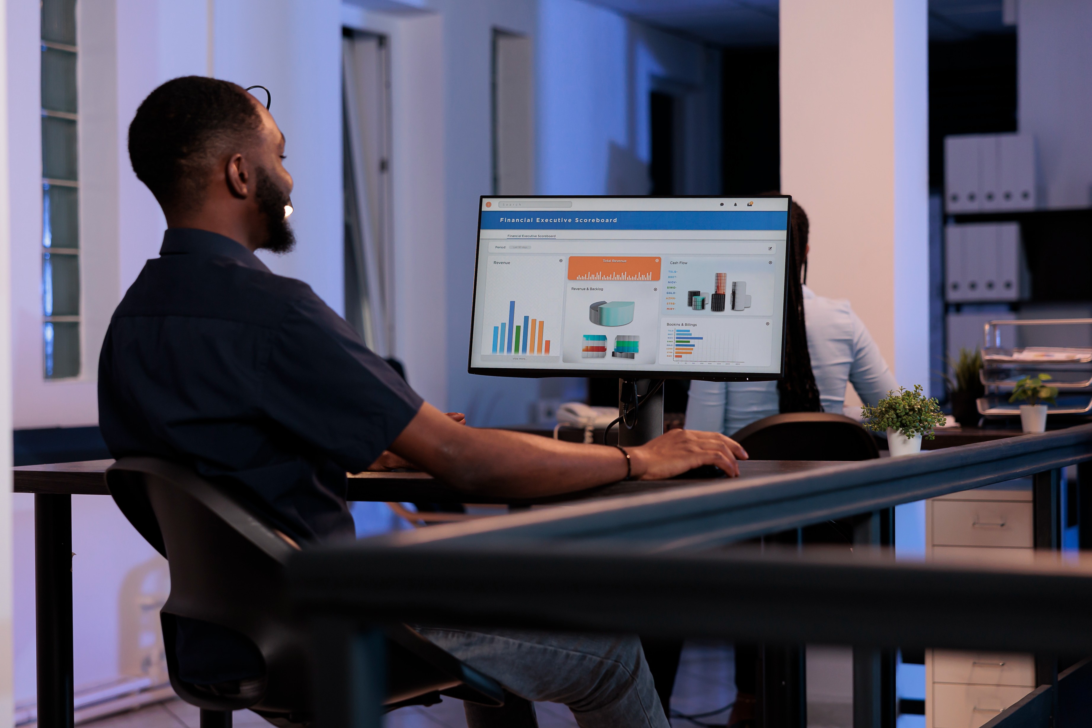 Investors monitoring performance of their fractional ownership investments using their investor dashboard.